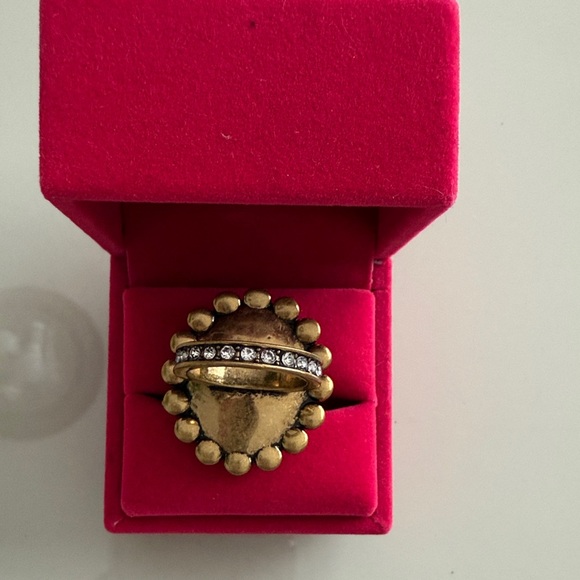 Kurt Geiger Silver Ring with Multicolor Crystal - Picture 2 of 4